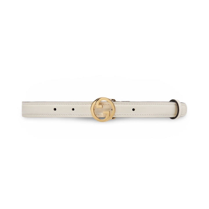 Gucci Blondie Smooth Leather Thin Belt 100 40