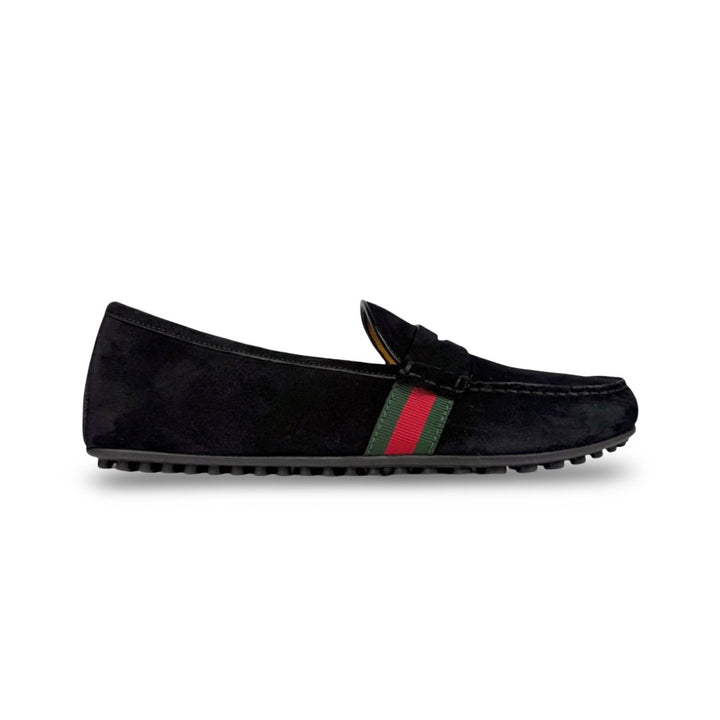 Gucci Suede Web Driver Loafer - Men’s 13