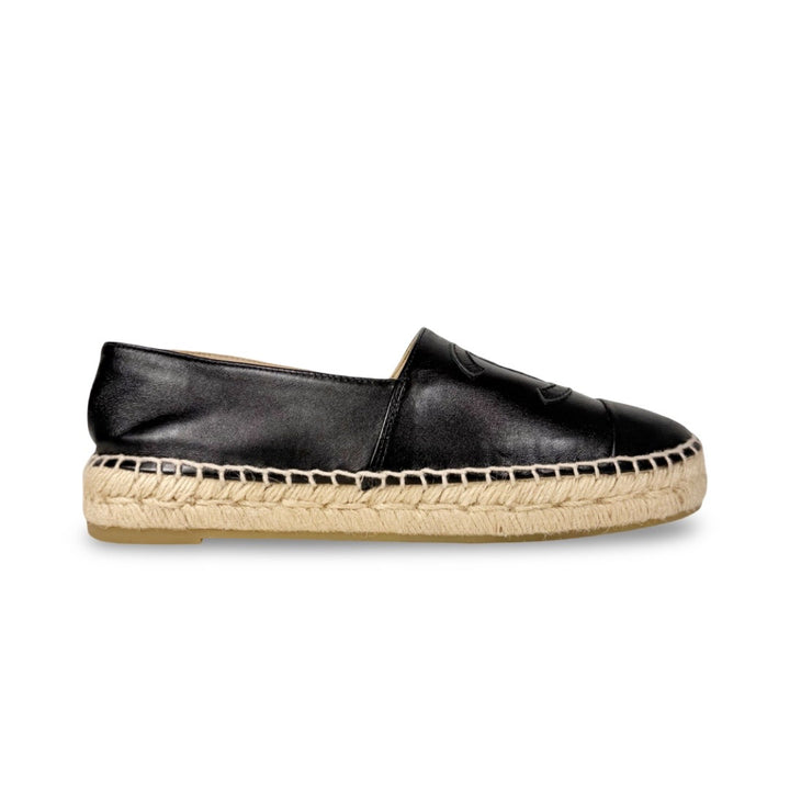 Chanel Lambskin CC Espadrille - Women’s 5