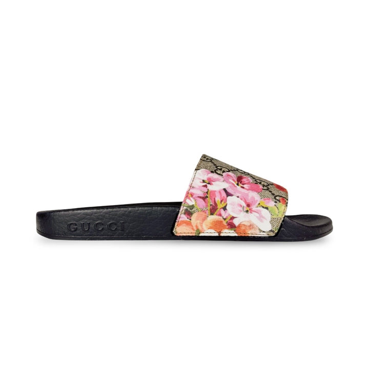 Gucci GG Supreme Blooms Slide Sandal - Women’s 6