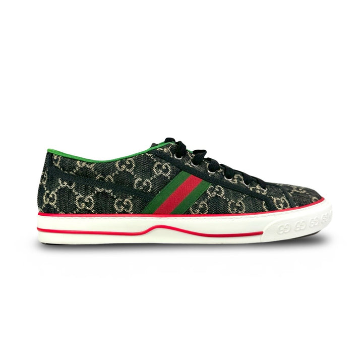 Gucci Denim Tennis 1977 Low Top Sneaker - Men’s 13.5