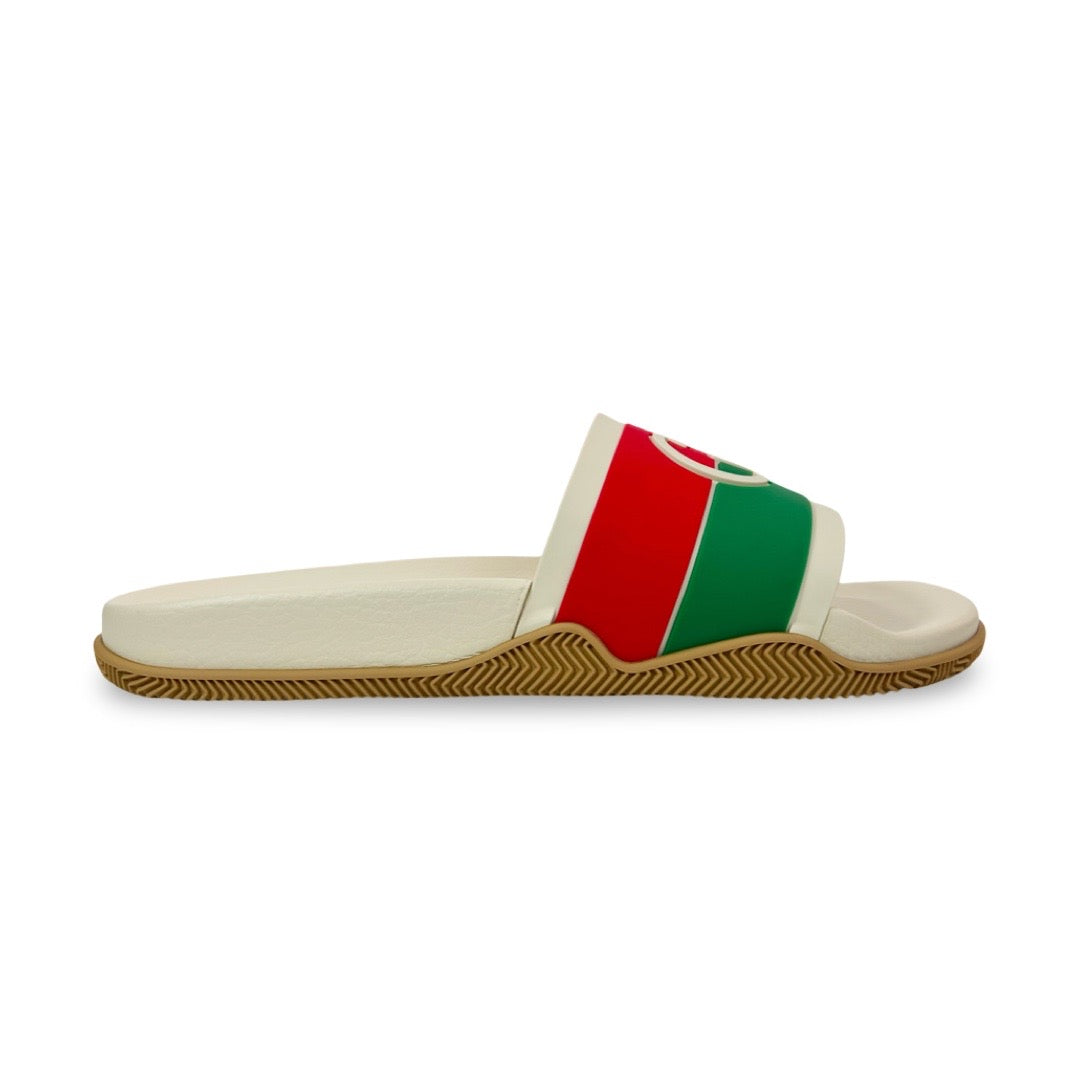 Gucci Interlocking G Rubber Slide Sandal - Women’s 7
