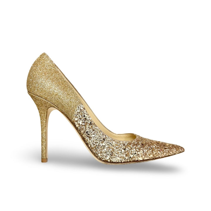 Jimmy Choo Love 100mm Glitter Pump - Women’s 7.5
