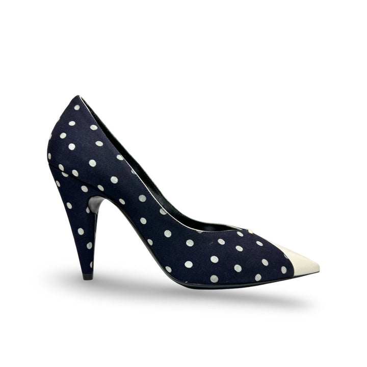 Saint Laurent Polka Dot Lola Pump - Women’s 6