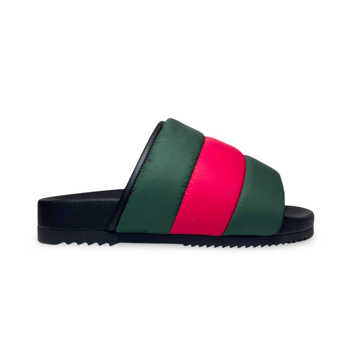 Gucci Padded Nylon Web Slide Sandal - Women’s 5