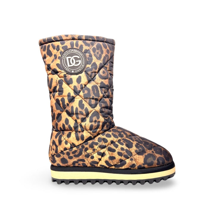 Dolce & Gabbana City Leopard Print Snow Boot - Men’s 11