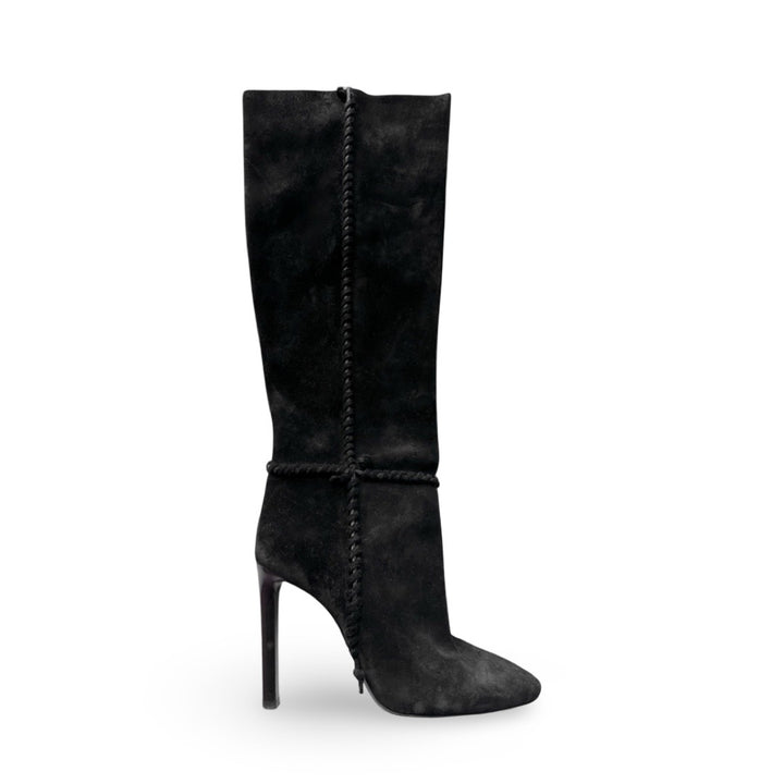 Saint Laurent Mica Suede Knee Boot - Women’s 8