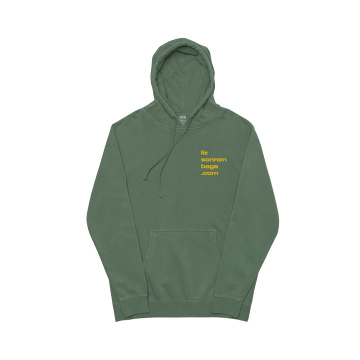 Unisex Embroidered LSB Pigment-Dyed Hoodie