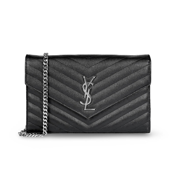 Saint Laurent Cassandre Envelope Wallet On Chain