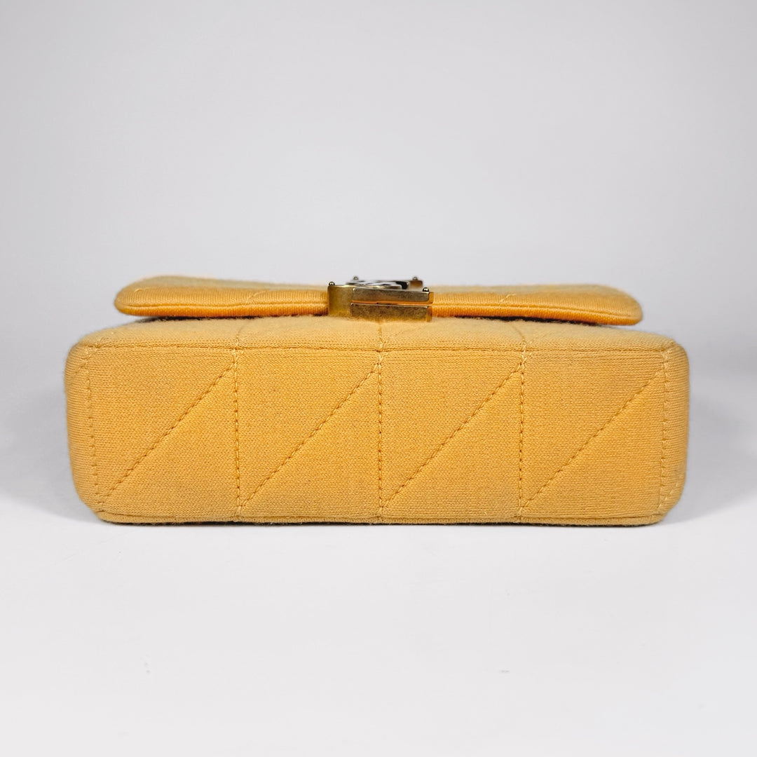 Saint Laurent Jersey Quilted Mini Jamie Bag