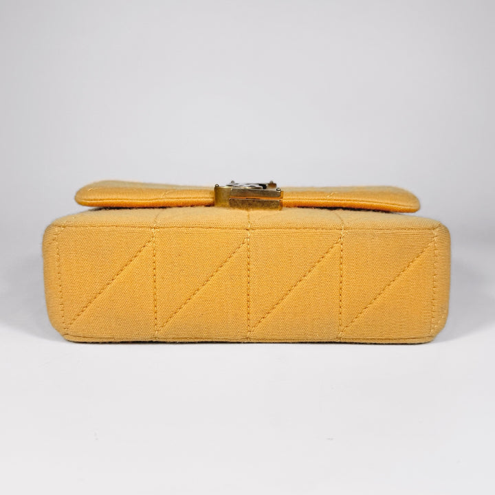 Saint Laurent Jersey Quilted Mini Jamie Bag