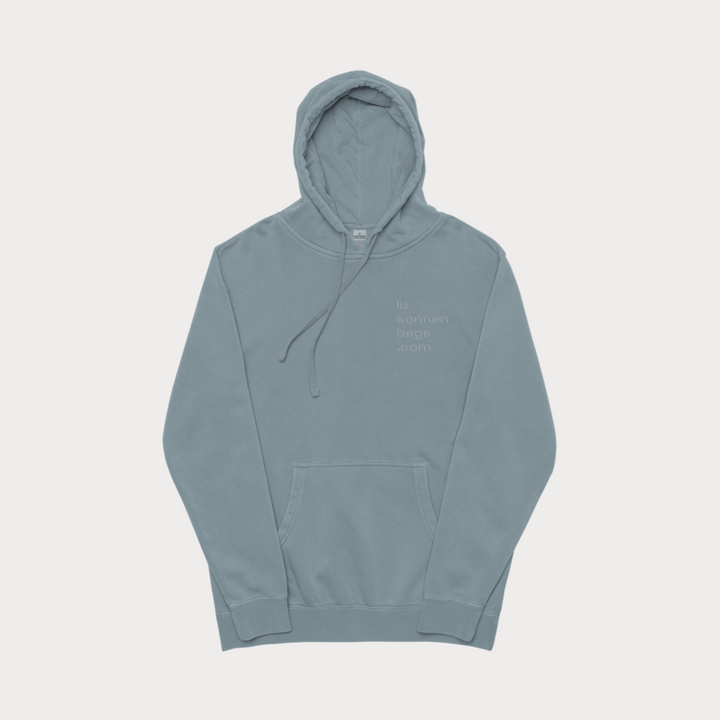 Unisex Embroidered LSB Pigment-Dyed Hoodie