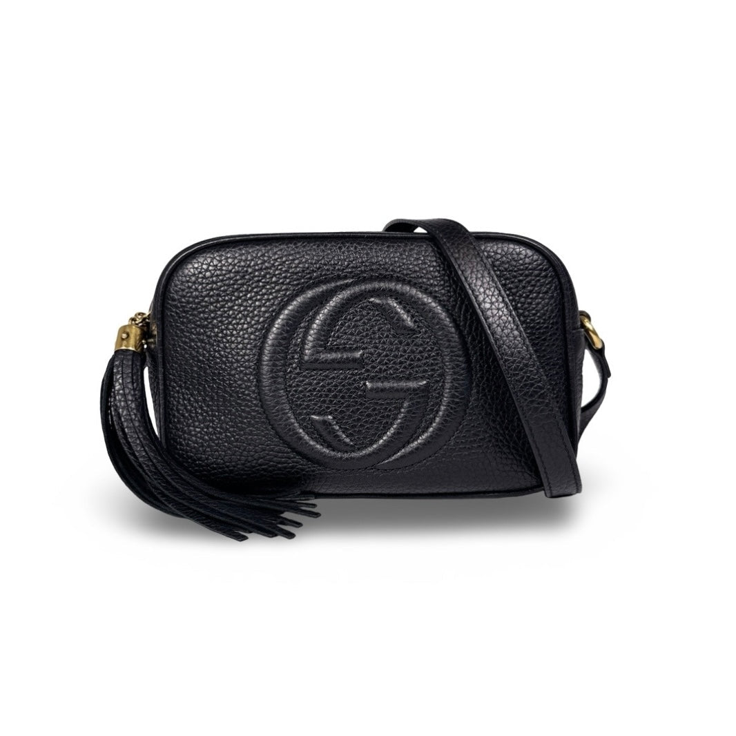 Gucci Pebbled Calfskin Mini Soho Disco Bag
