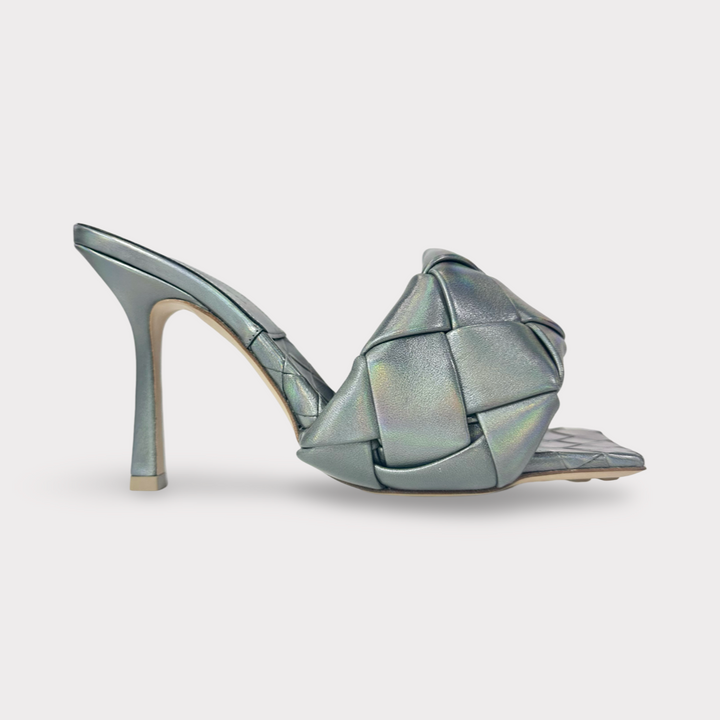 Bottega Veneta Iridescent Lido Mule Heel - Women’s 7.5