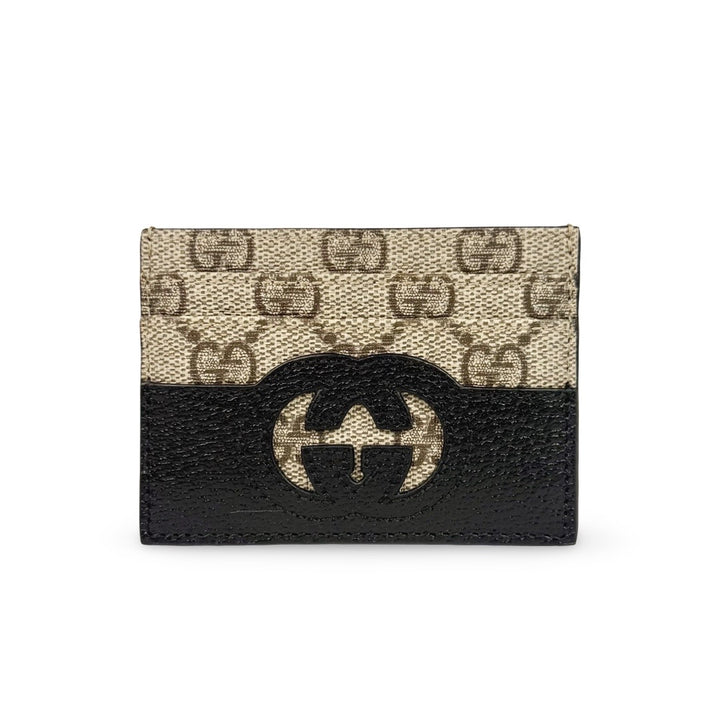 Gucci Cut Out Interlocking G Card Holder