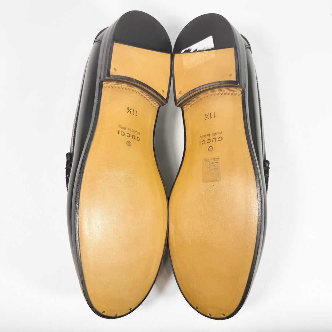 Gucci GG Supreme Tassel Leather Loafer - Men’s 12
