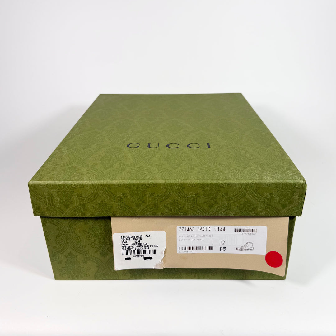 Gucci Maxi GG 1977 Tennis High Top Sneaker - Men’s 12.5