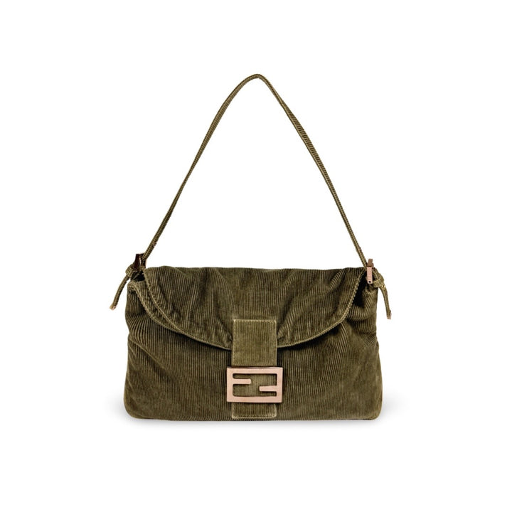 Fendi Corduroy Baguette Bag