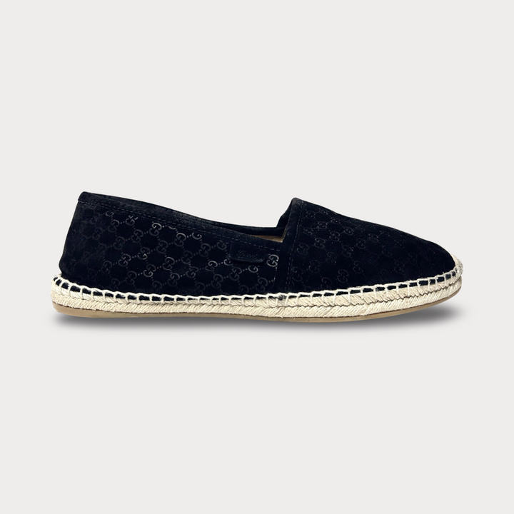 Gucci Microguccissima Velvet Espadrille - Women’s 9