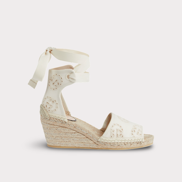 Gucci Damita GG Eyelet Wedge Heel - Women’s 6.5