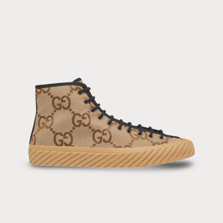 Gucci Canvas Maxi GG High Top Sneaker - Men’s 13.5