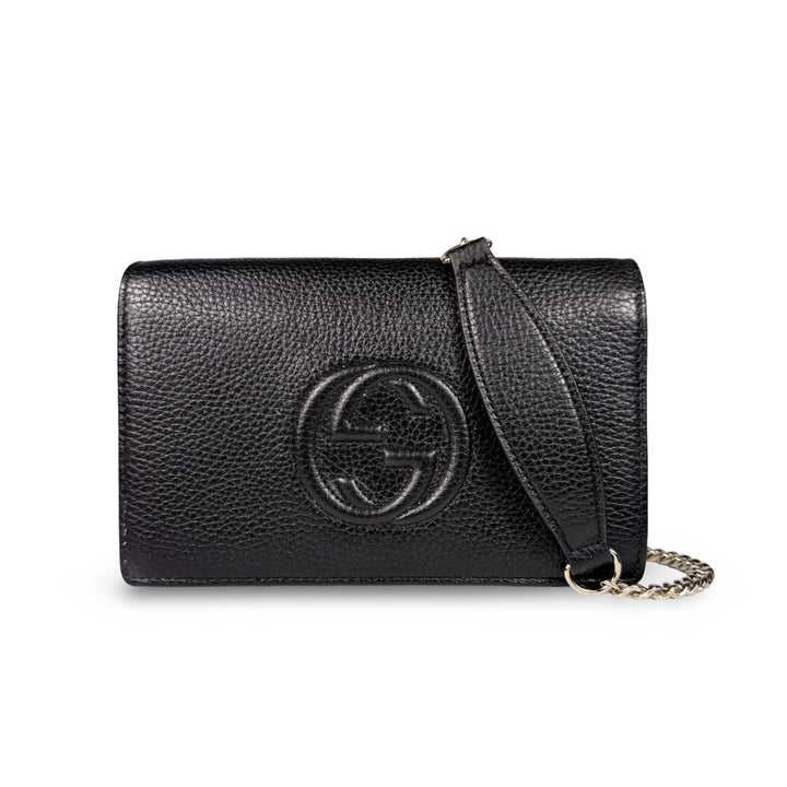 Gucci Soho Leather Wallet On Chain
