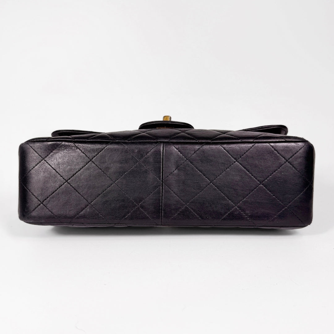 Chanel Vintage 24k Gold Hardware Double Sided Flap Bag