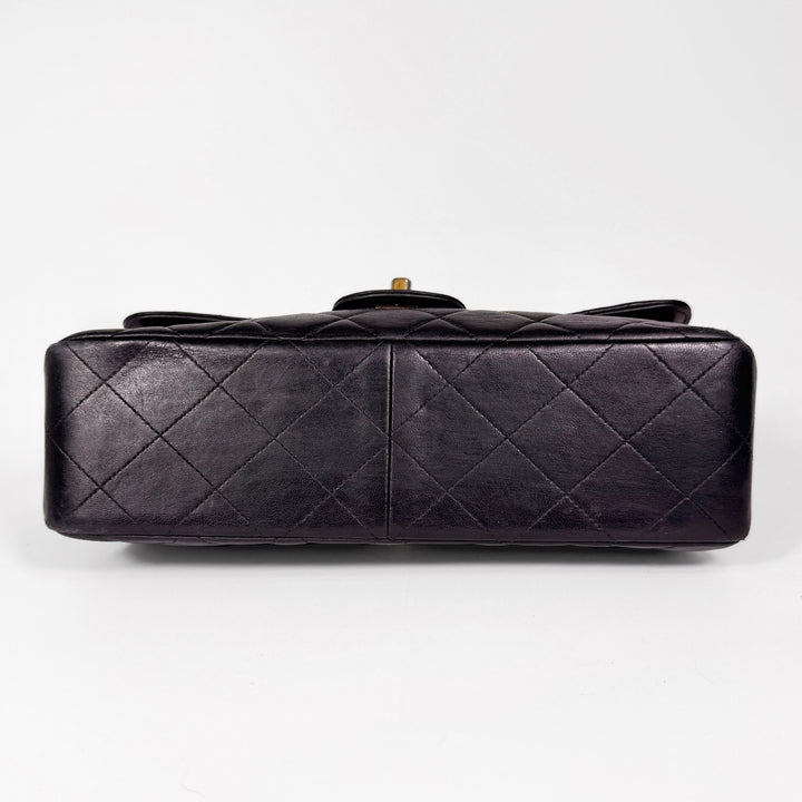 Chanel Vintage 24k Gold Hardware Double Sided Flap Bag