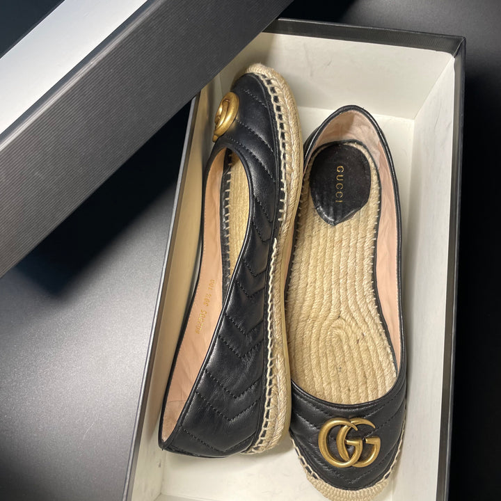 Gucci Marmont Espadrille Flat - Women’s 9.5